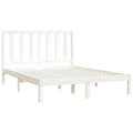 Miniatyrbillede 5 af 7: Senge & sengeramme - Living sengeramme 140x190 cm massivt fyrretræ hvid