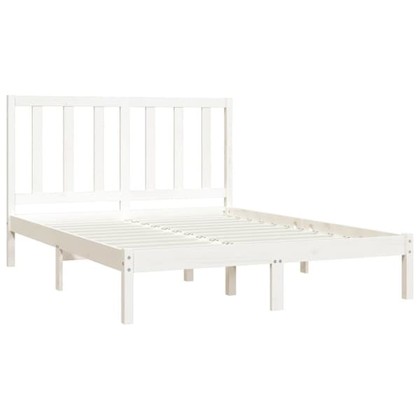 Senge & sengeramme - Living sengeramme 140x190 cm massivt fyrretræ hvid