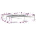 Miniatyrbillede 11 af 11: Senge & sengeramme - Living sengestel 180x200 cm Super King massivt fyrretræ hvid