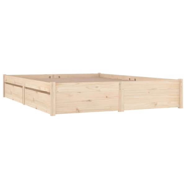 Sängyt & sängynrungot - Living Sängynrunko laatikoilla 140x190 cm