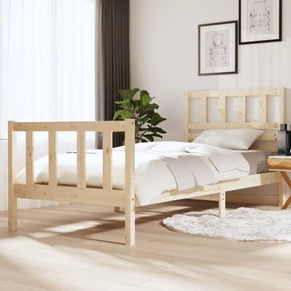 Senge & sengeramme - Living sengeramme 90x200 cm massivt træ