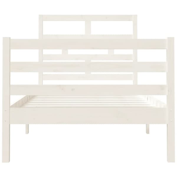 Sängar & sängramar - Living Sängram massiv furu 90x190 cm vit