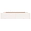Miniatyrbillede 6 af 11: Senge & sengeramme - Living sengeramme med skuffer 200x200 cm hvid