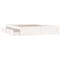 Miniatyrbillede 7 af 11: Senge & sengeramme - Living sengeramme med skuffer 200x200 cm hvid