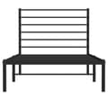 Miniatyrbillede 7 af 11: Senge & sengeramme - Living sengeramme med sengegavl 75x190 cm metal sort