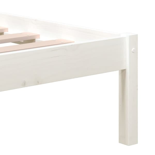 Sängar & sängramar - Living Sängram vit massiv furu 140x190 cm
