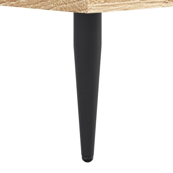 Senge & sengeramme - Living sengestel 200x200 cm konstrueret træ sonoma-eg