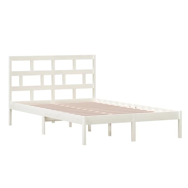 Senge & sengeramme - Living sengeramme 120x200 cm massivt fyrretræ hvid