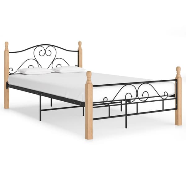 Senge & sengeramme - Living sengeramme 120x200 cm metal sort