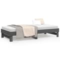 Miniatyrbillede 6 af 11: Senge & sengeramme - Living daybed med udtræk 2x(90x200) cm massivt fyrretræ grå