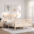 Pikkukuva 4 / 11: Sängyt & sängynrungot - Living Sängynrunko päädyllä Small Double täysi puu