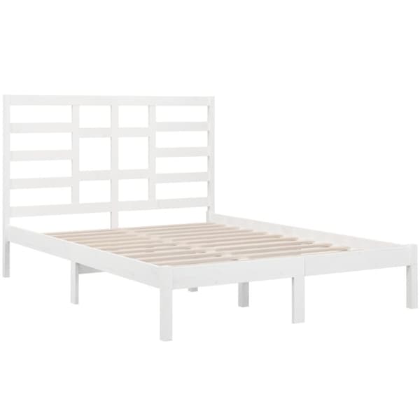 Senge & sengeramme - Living sengeramme 160x200 cm massivt træ hvid
