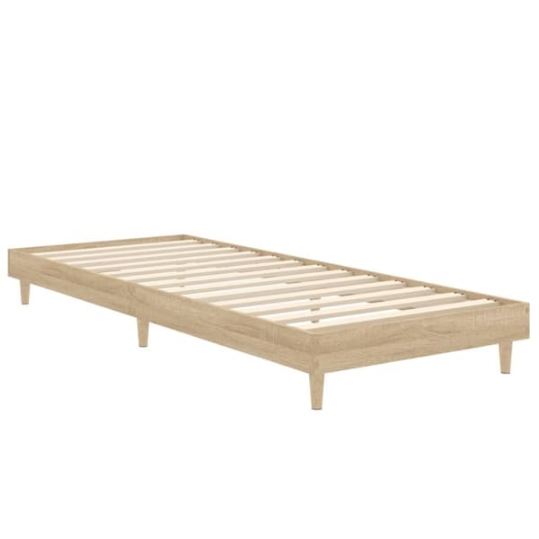 Senge & sengeramme - Living sengeramme 75x190 cm konstrueret træ sonoma-eg