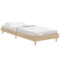 Miniatyrbillede 6 af 10: Senge & sengeramme - Living sengeramme 75x190 cm konstrueret træ sonoma-eg