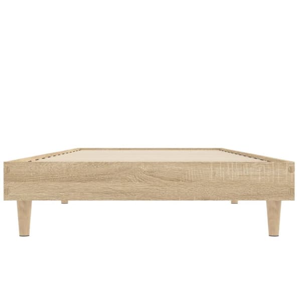 Senge & sengeramme - Living sengeramme 75x190 cm konstrueret træ sonoma-eg
