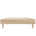 Miniatyrbillede 7 af 10: Senge & sengeramme - Living sengeramme 75x190 cm konstrueret træ sonoma-eg