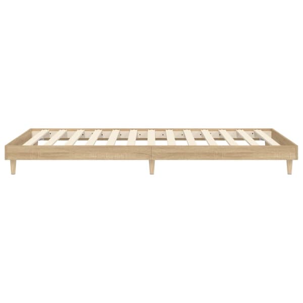 Senge & sengeramme - Living sengeramme 75x190 cm konstrueret træ sonoma-eg