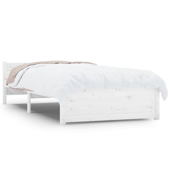 Senge & sengeramme - Living sengeramme 75x190 cm Small Single massivt træ hvid
