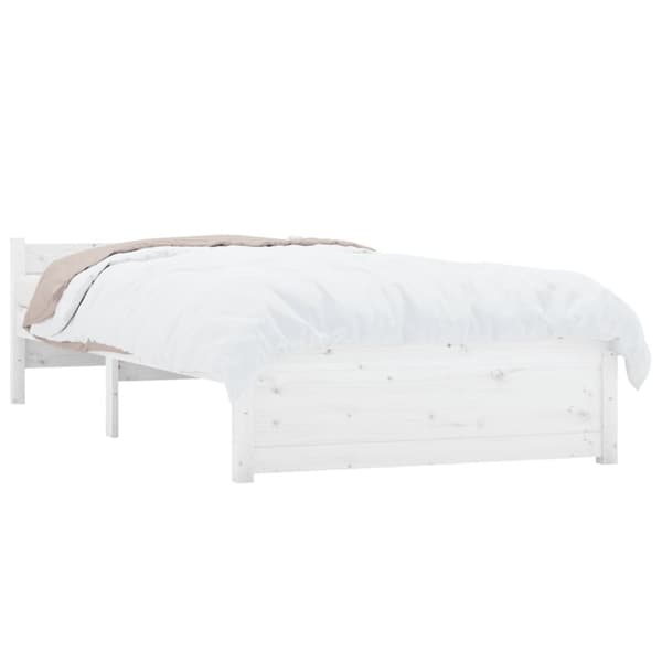 Senge & sengeramme - Living sengeramme 75x190 cm Small Single massivt træ hvid