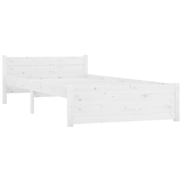 Senge & sengeramme - Living sengeramme 75x190 cm Small Single massivt træ hvid