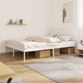 Miniatyrbillede 2 af 10: Senge & sengeramme - Living sengeramme med sengegavl 160x200 cm metal hvid