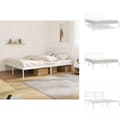 Miniatyrbillede 1 af 10: Senge & sengeramme - Living sengeramme med sengegavl 160x200 cm metal hvid