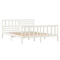 Miniatyrbillede 4 af 10: Senge & sengeramme - Living sengeramme 140x190 cm massivt træ hvid