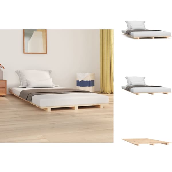 Sängar & sängramar - Living Sängram 90x200 cm massiv furu