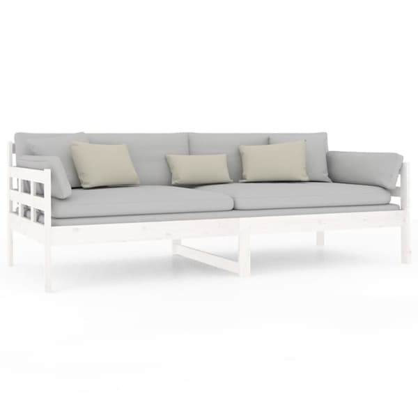 Sängar & sängramar - Living Dagbädd vit 90x200 cm massiv furu