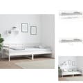 Miniatyrbild 1 av 11: Sängar & sängramar - Living Dagbädd vit 90x200 cm massiv furu
