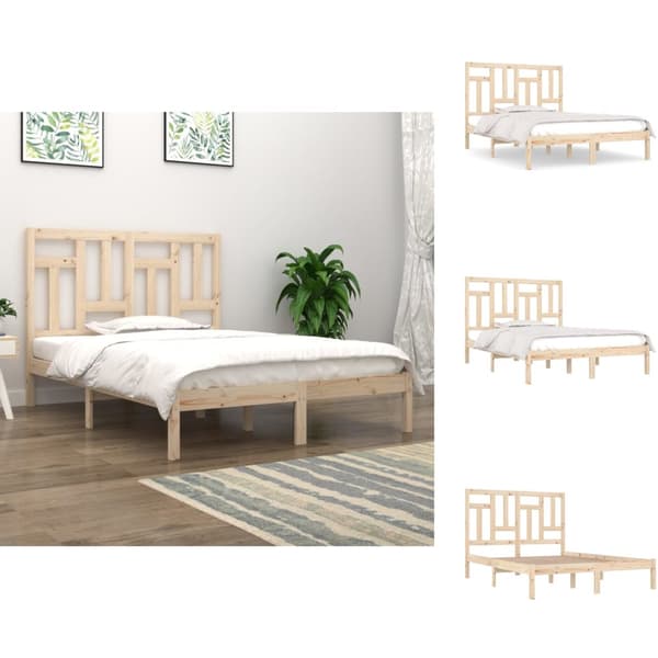 Sängyt & sängynrungot - Living Sängynrunko täysi mänty 140x190 cm