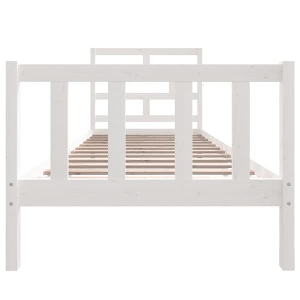 Sängar & sängramar - Living Sängram vit massiv furu 90x190 cm