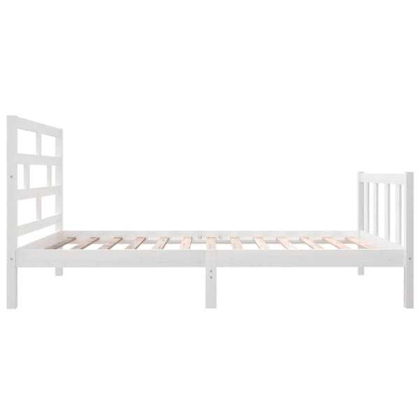 Sängar & sängramar - Living Sängram vit massiv furu 90x190 cm