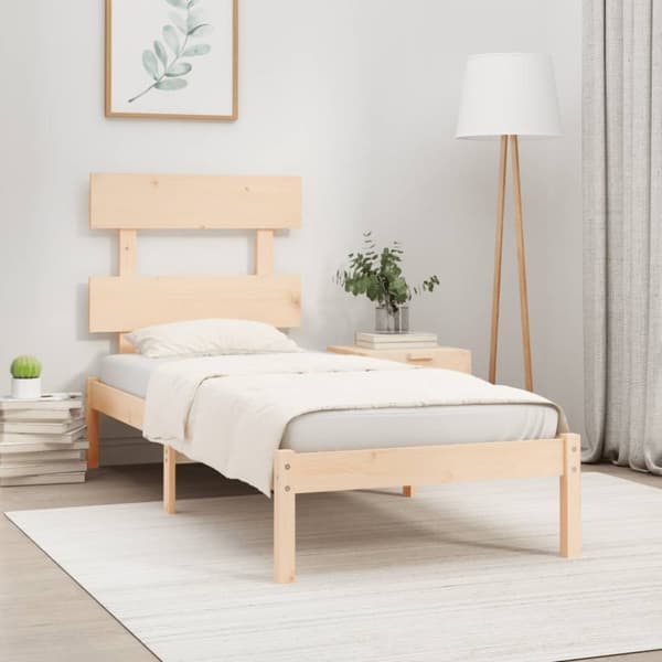 Senge & sengeramme - Living sengeramme 90x190 cm massivt træ