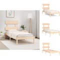 Miniatyrbillede 1 af 7: Senge & sengeramme - Living sengeramme 90x190 cm massivt træ