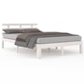 Miniatyrbillede 3 af 9: Senge & sengeramme - Living sengeramme 140x190 cm massivt fyrretræ hvid