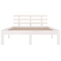 Miniatyrbillede 5 af 9: Senge & sengeramme - Living sengeramme 140x190 cm massivt fyrretræ hvid