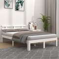 Miniatyrbillede 2 af 9: Senge & sengeramme - Living sengeramme 140x190 cm massivt fyrretræ hvid