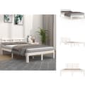 Miniatyrbillede 1 af 9: Senge & sengeramme - Living sengeramme 140x190 cm massivt fyrretræ hvid