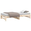 Miniatyrbillede 7 af 11: Senge & sengeramme - Living daybed med udtræk 2x(100x200) cm massivt fyrretræ