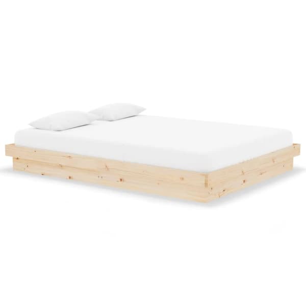 Senge & sengeramme - Living sengeramme 135x190 cm massivt træ