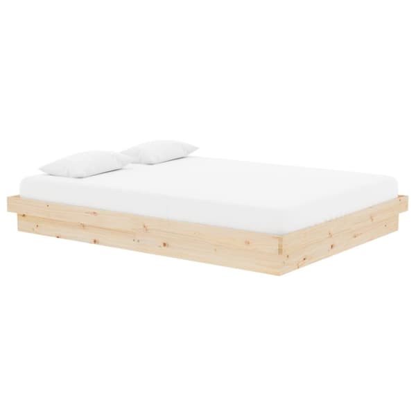 Senge & sengeramme - Living sengeramme 135x190 cm massivt træ