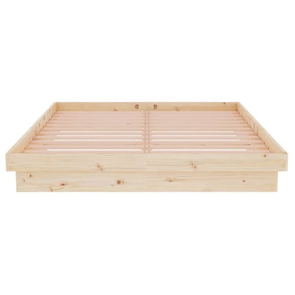 Senge & sengeramme - Living sengeramme 135x190 cm massivt træ