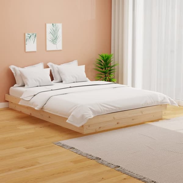 Senge & sengeramme - Living sengeramme 135x190 cm massivt træ
