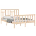Miniatyrbillede 5 af 11: Senge & sengeramme - Living sengeramme med sengegavl 140x190 cm massivt træ