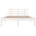 Miniatyrbillede 5 af 9: Senge & sengeramme - Living sengeramme 200x200 cm massivt træ hvid