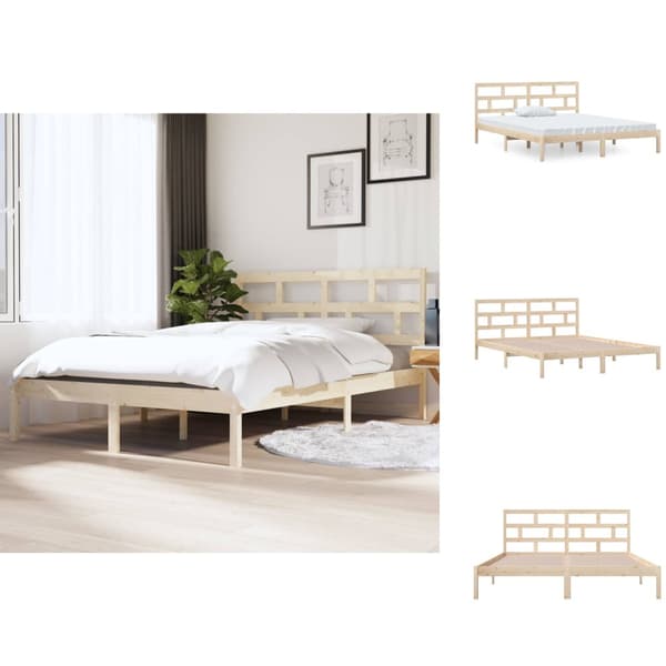 Sängyt & sängynrungot - Living Sängynrunko 120x190 cm Small Double täysi puu
