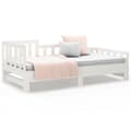 Miniatyrbillede 6 af 11: Senge & sengeramme - Living daybed med udtræk 2x(90x190) cm massivt fyrretræ hvid