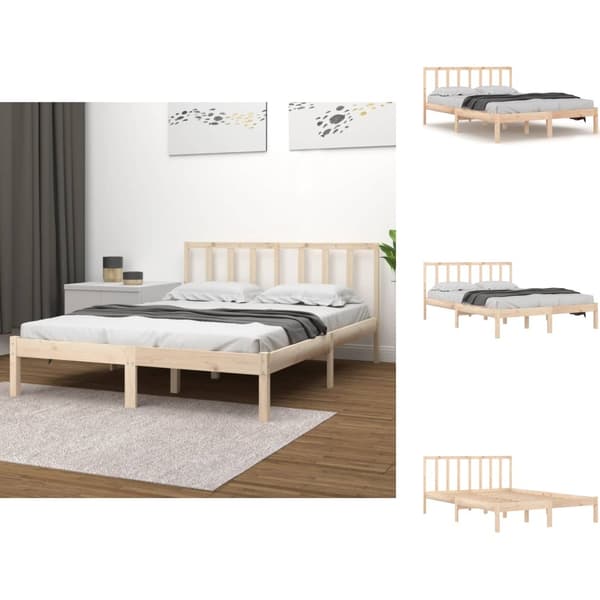 Senge & sengeramme - Living sengeramme 120x190 cm massivt fyrretræ