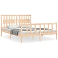 Miniatyrbillede 3 af 11: Senge & sengeramme - Living sengeramme med sengegavl 160x200 cm massivt træ